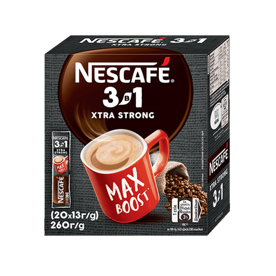 Кавовий напій Nescafé® 3в1 Екстра Стронг | Nescafé® UA